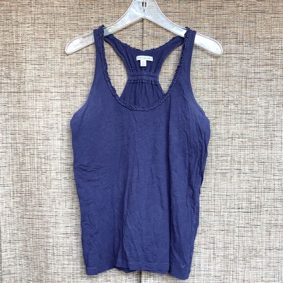 American Eagle Outfitters cotton navy tank top - Picture 1 of 4